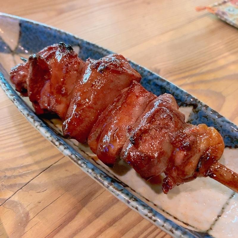 上肝（タレ）(博多串焼 びんちょうや)