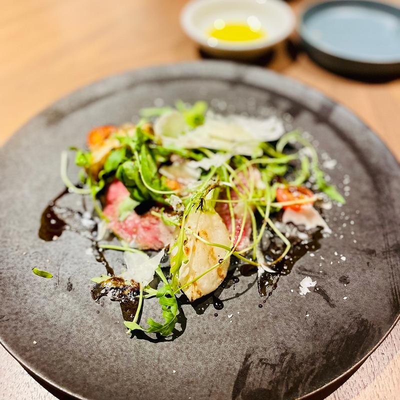 ディナーコース　和牛サーロインのタリアータ(KAGARIBI)