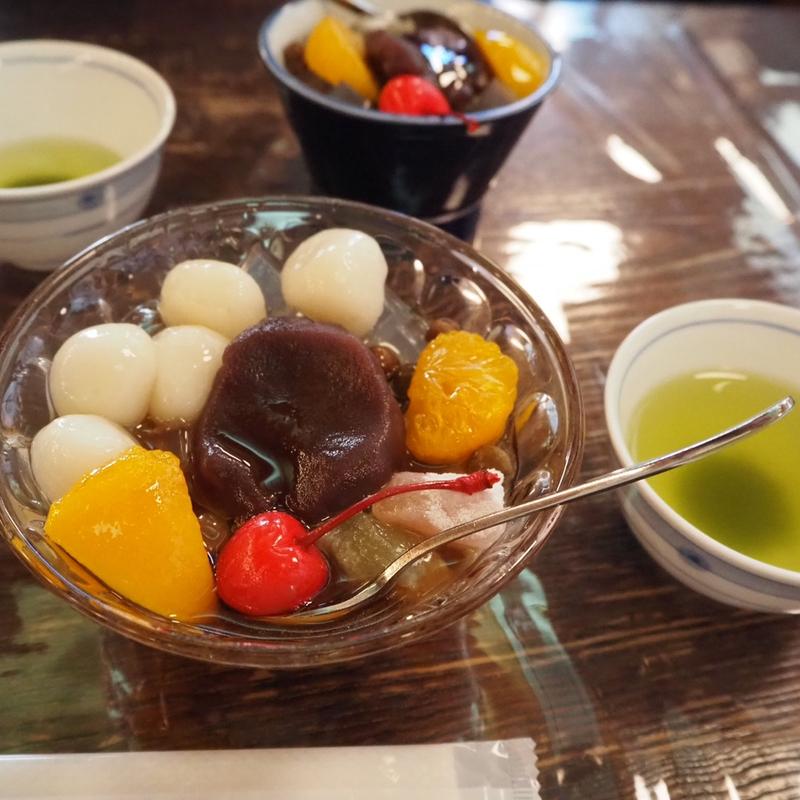 白玉あんみつ(甘味処 初音)