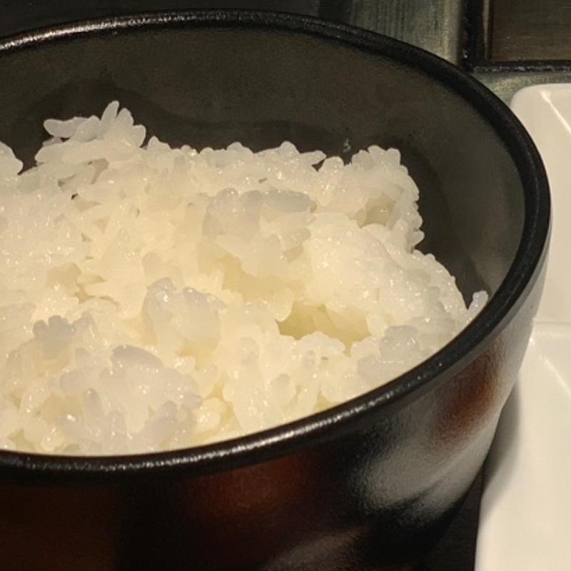 釜炊きご飯(極味や 東京駅店 ハンバーグ ステーキ)