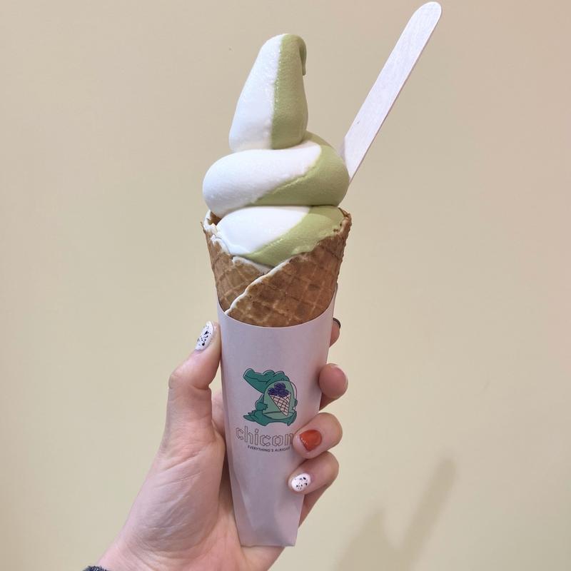 ミックスソフト（ミルク×抹茶）（520円）(CHICONE (チコネ))