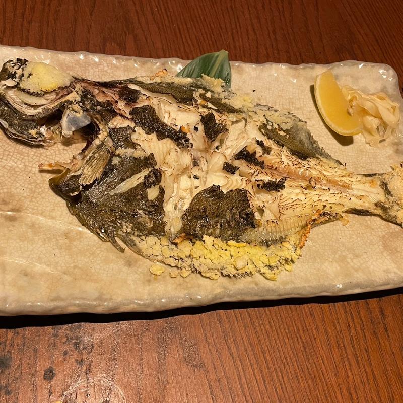 平目の塩焼き(釣船茶屋 ざうお 鈴鹿店)