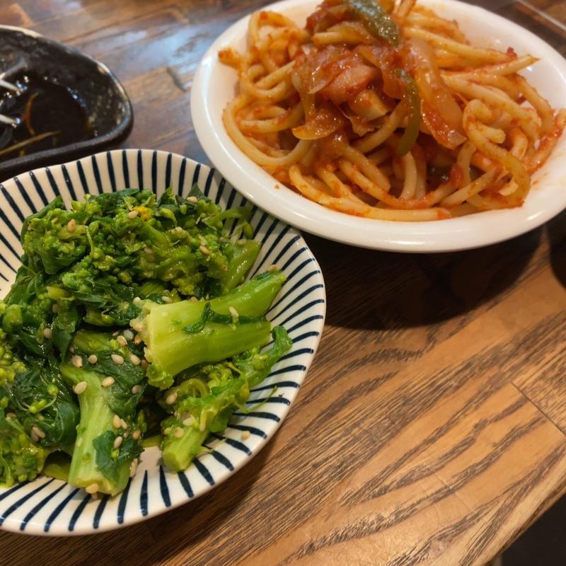 菜の花の辛子和え　ナポリタン(わか)