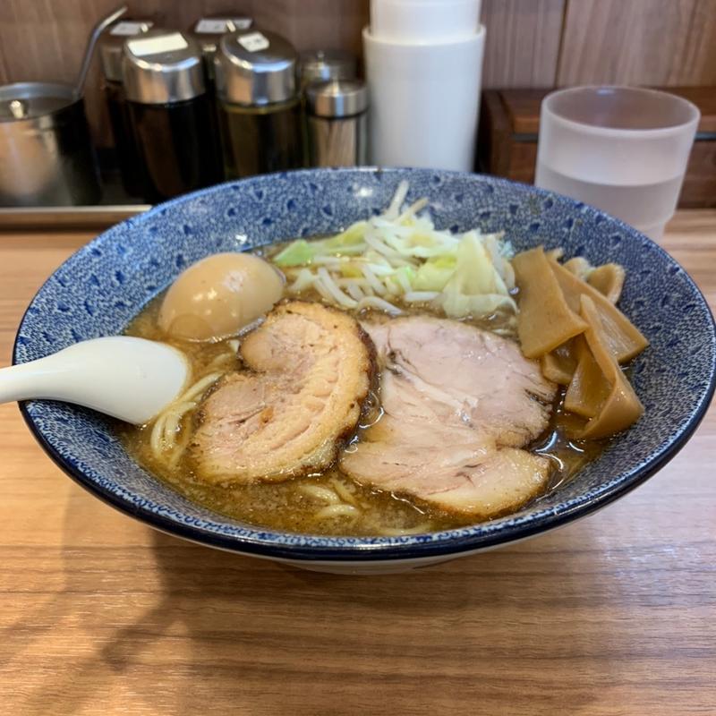 味玉 W ちゃーしゅー麺(小川流 八王子みなみ野店)