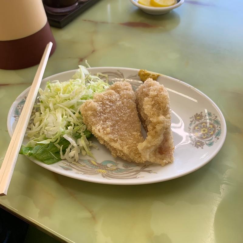 ハムカツ(よしの食堂)