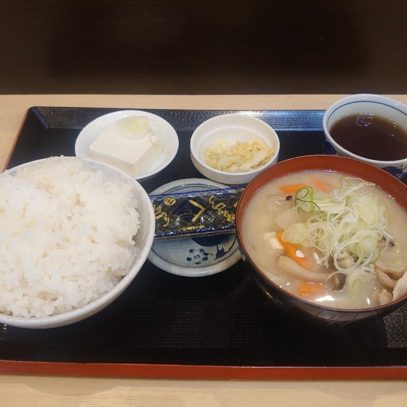 豚汁定食(下妻食堂 陽陽 )