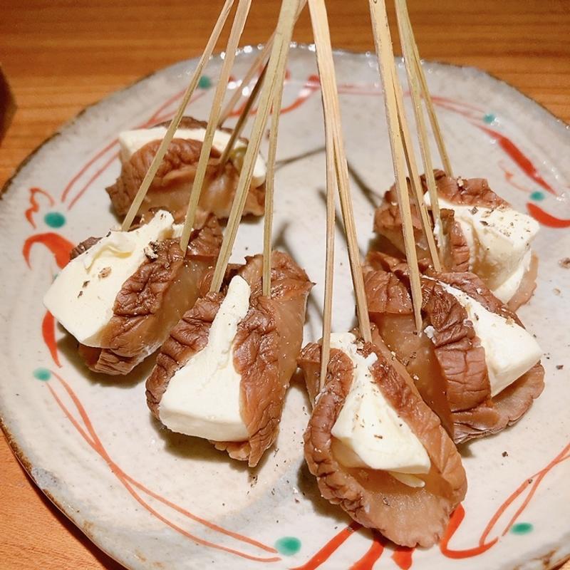 いぶりがっこクリームチーズ(ダイニング 六望)