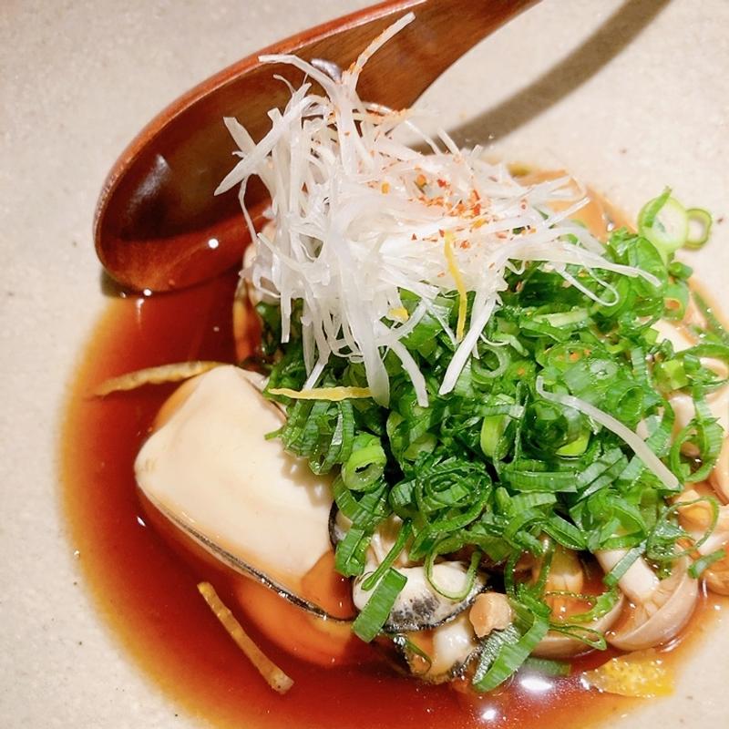 茹でがきねぎポン酢(ダイニング 六望)