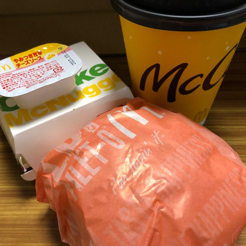 えびフィレオセット(マクドナルド 新青梅武蔵村山店)