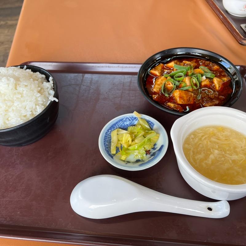 麻婆豆腐定食(大明担担麺 田村店)