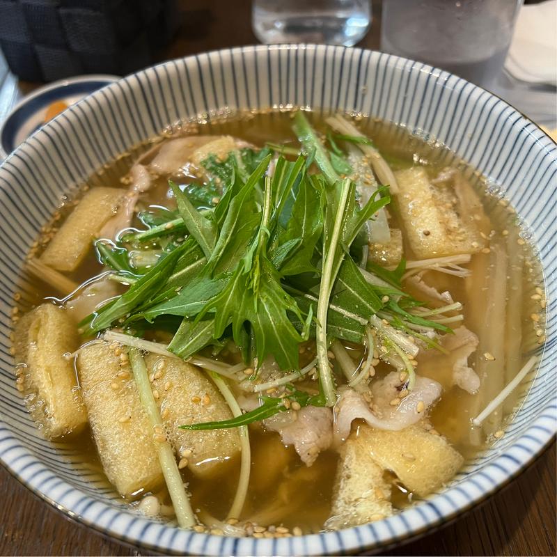 はりはりうどん(自家製麺うどん・そば処 三升庵)