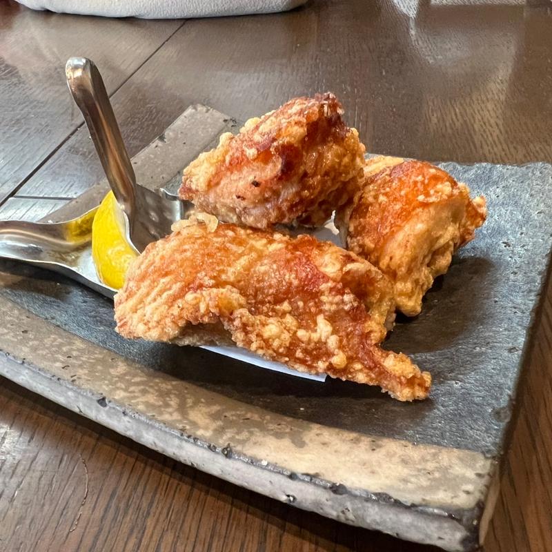 唐揚げ(自家製麺うどん・そば処 三升庵)