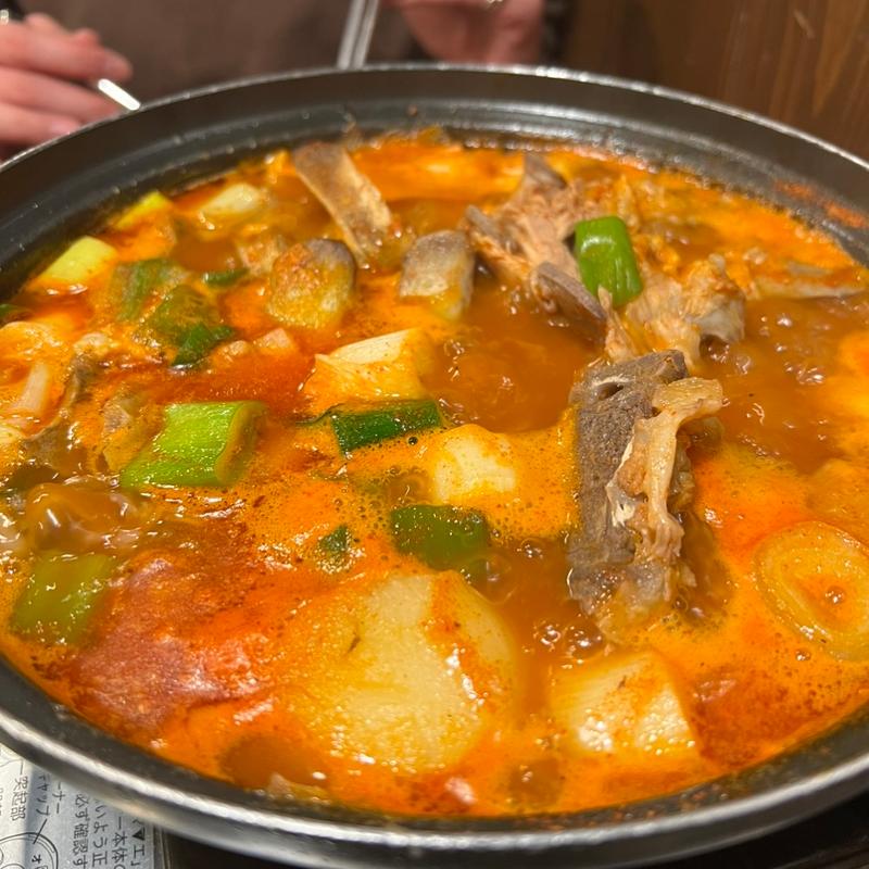 カムジャタン鍋／赤(宋家ガムジャタン別館 （ソウケ）)