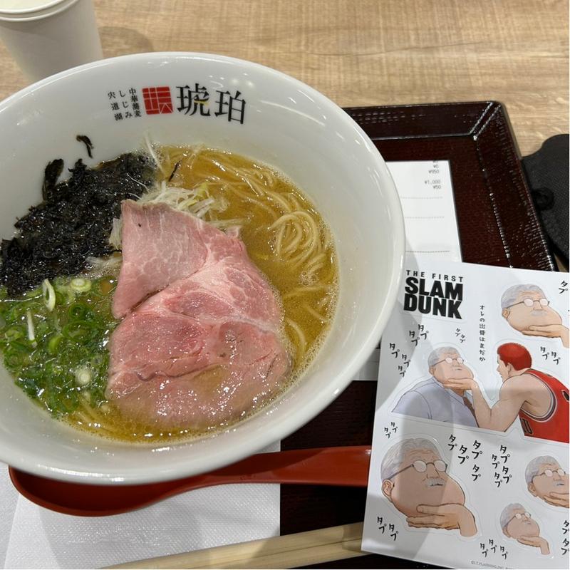 鶏白湯(宍道湖しじみ中華蕎麦 琥珀 ららぽーと福岡店)