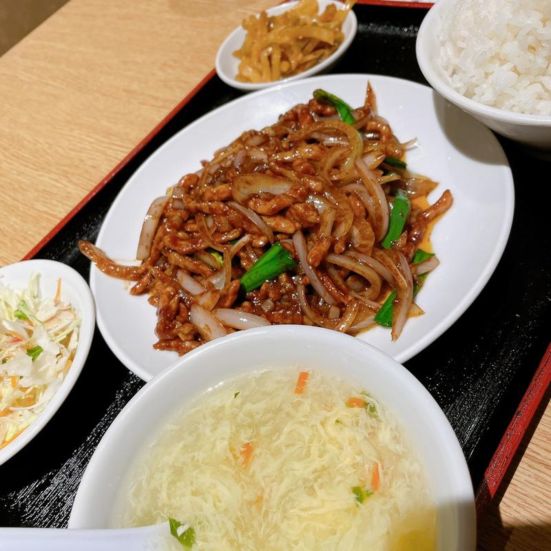 豚肉細切り甘味噌炒め(福園 大手町店)