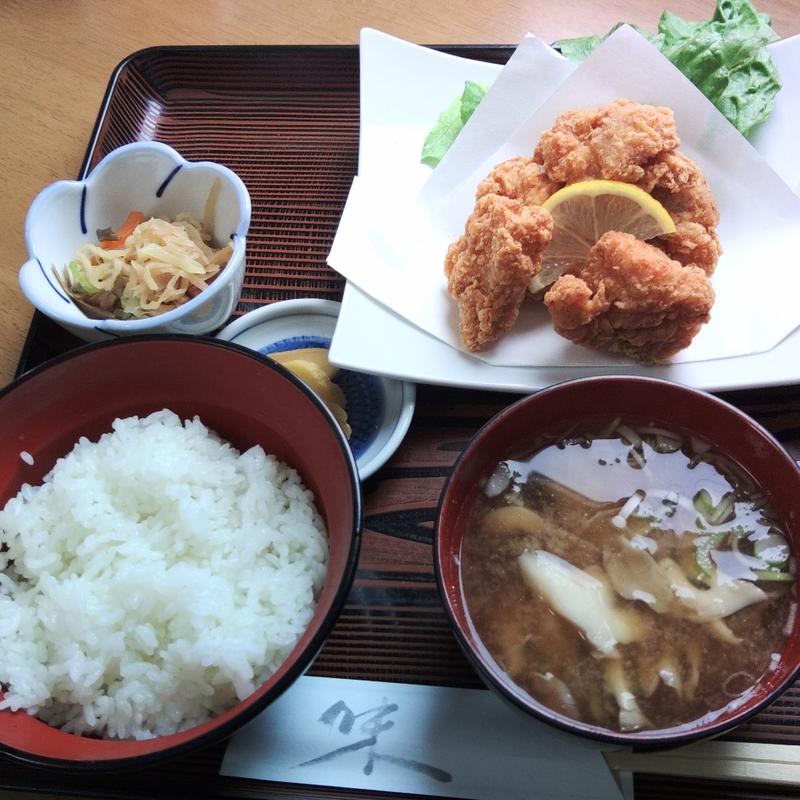 竜田揚げ定食(花みずき )
