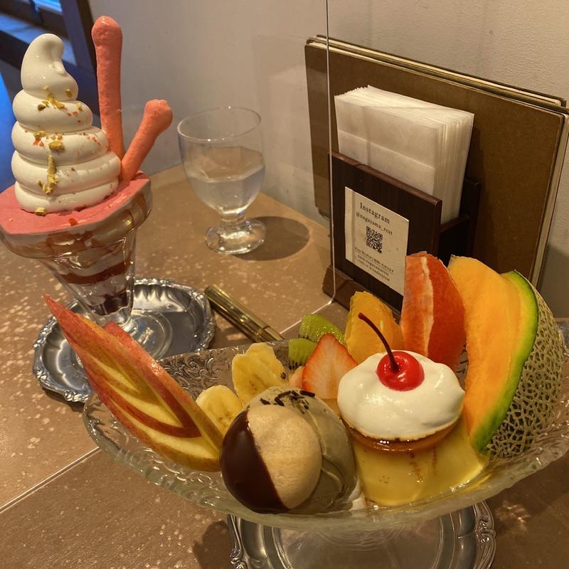 プリンアラモード(ナガヤマ レスト)