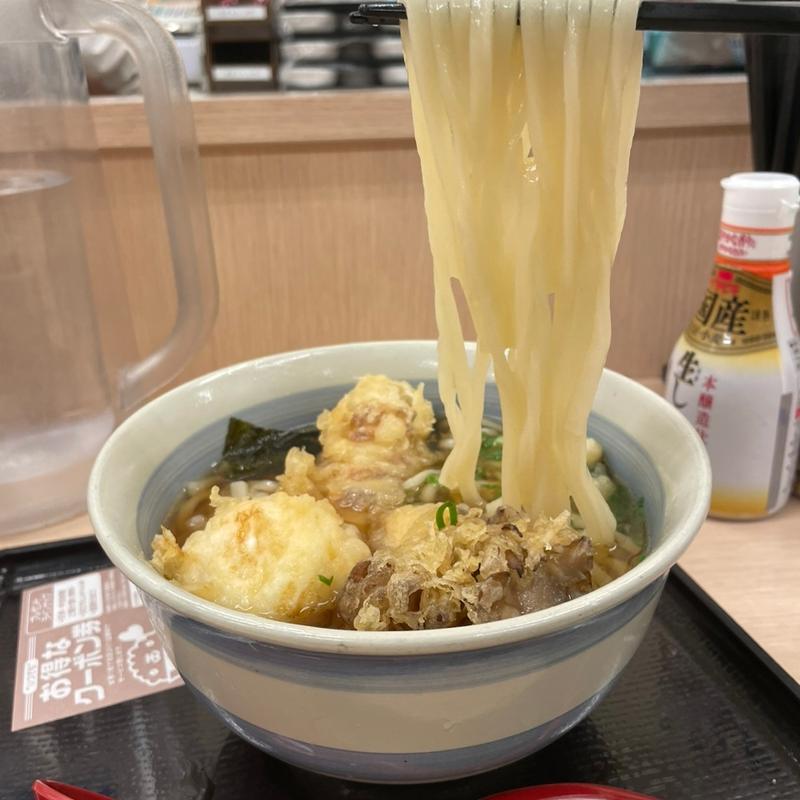 ちく玉舞茸うどん(天丼・天ぷら本舗 さん天 堺鳳店)