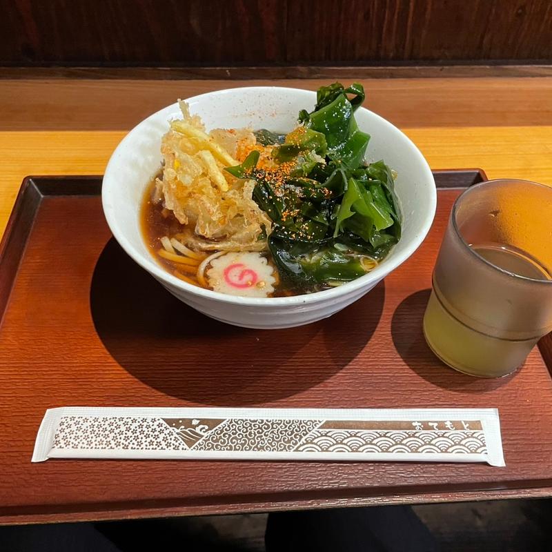 天ぷらそば　温(十割蕎麦嵯峨谷 渋谷東急本店前店)