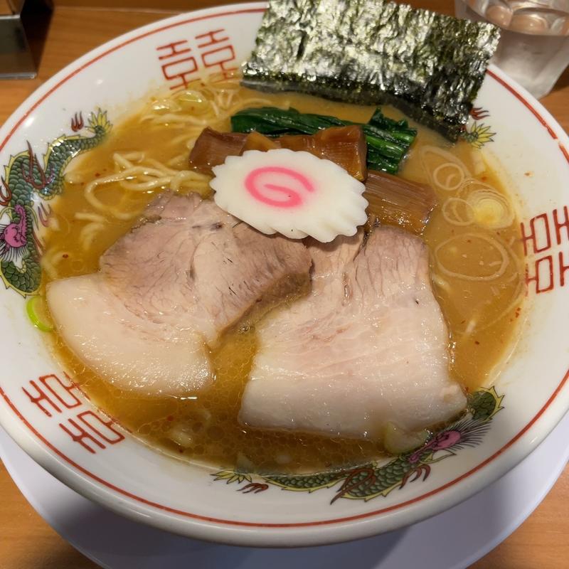 もち豚生姜味噌らーめん(麺処ほん田 東十条店)