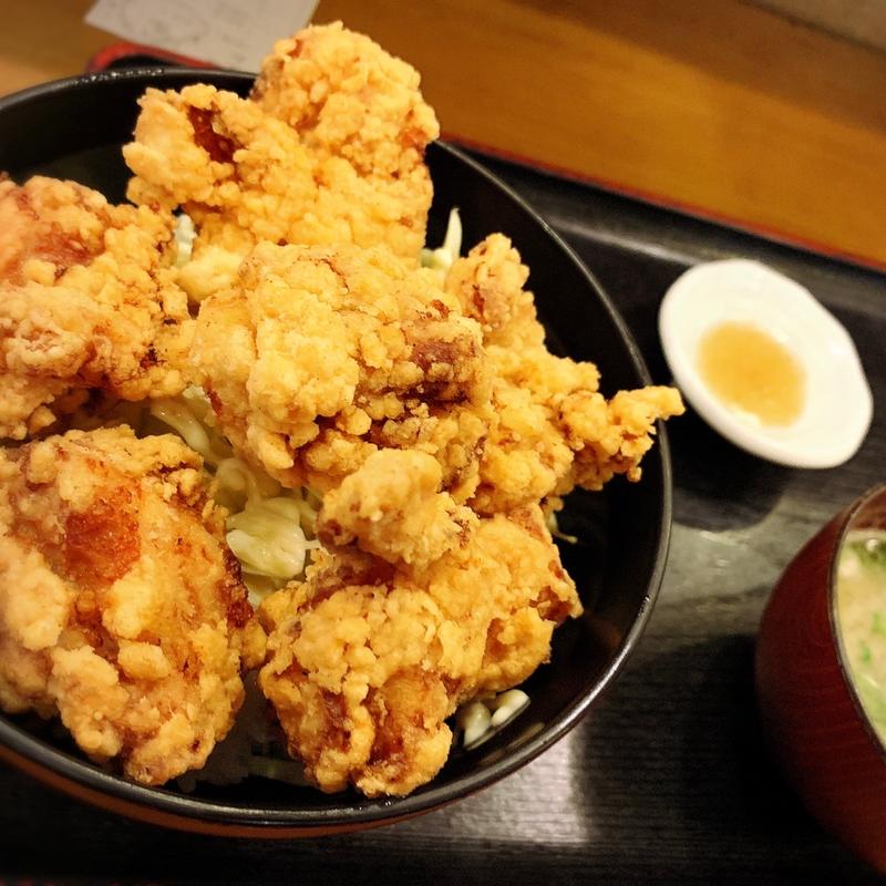 からあげ丼（大）(大福うどん エキサイド店)