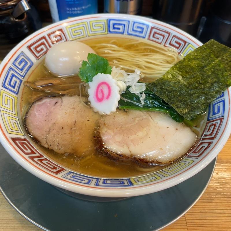 味玉中華そば（塩）(我的中華そば 机上の空論)