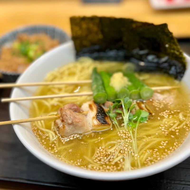 焼き鳥塩ラーメン(串鳥 時計台通店 )