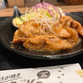 生姜焼き定食(しょうが焼きBaKa 赤坂見附店)