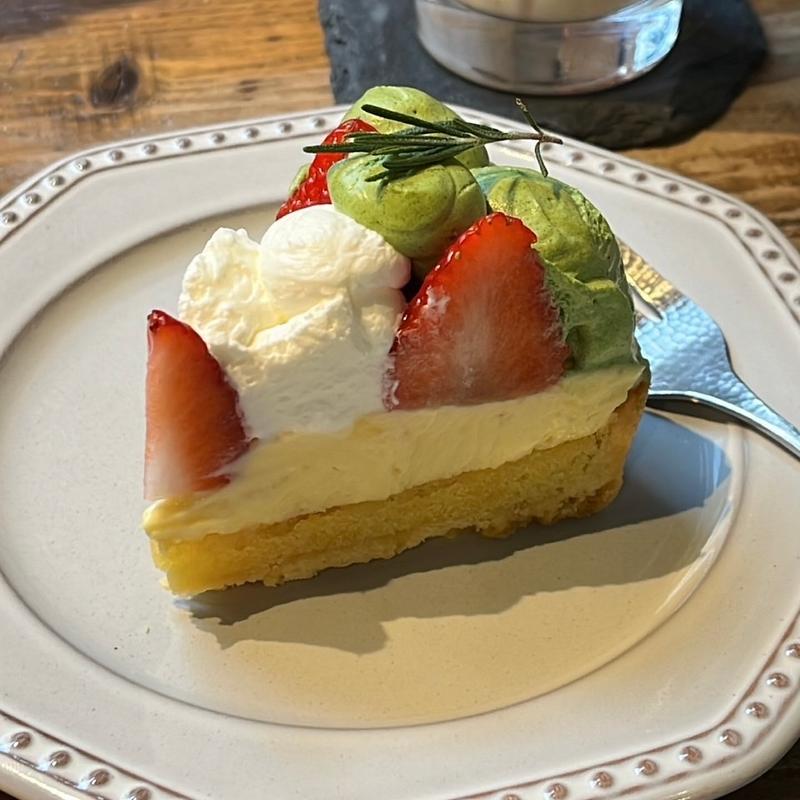いちご抹茶タルト(choueccha)