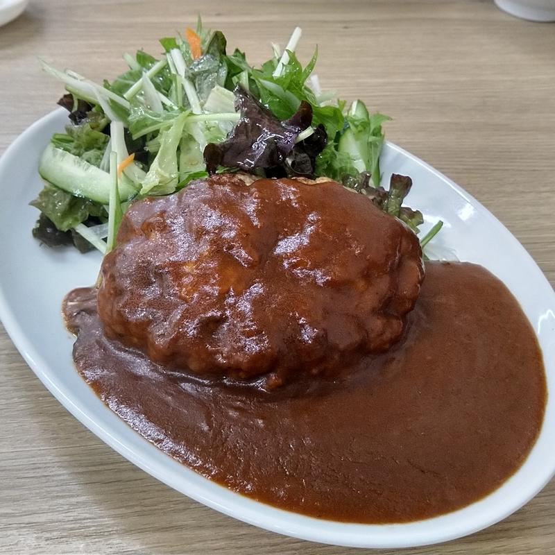 焼肉屋のハンバーグ定食(味楽苑 )