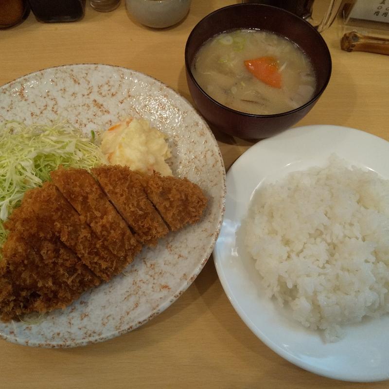 カツランチ(とんかつ燕楽 （エンラク　池上）)