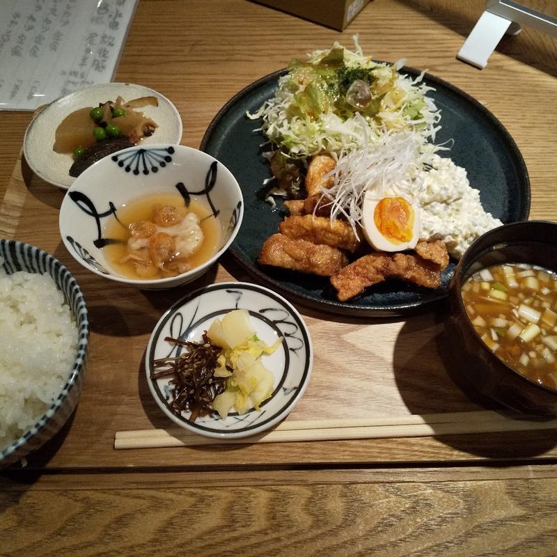 豚ロース南蛮風自家製タルタルソース定食(赤羽中央食堂)