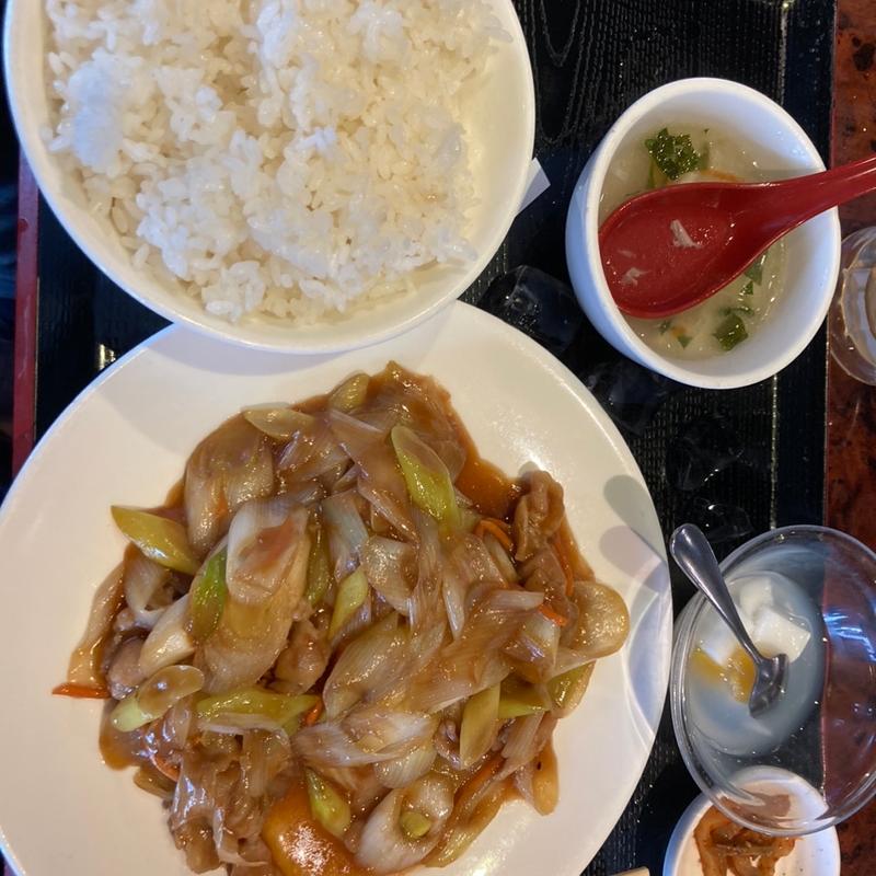 豚肉と長ネギ炒め定食(135酒場 御徒町店 （イサゴサカバ）)