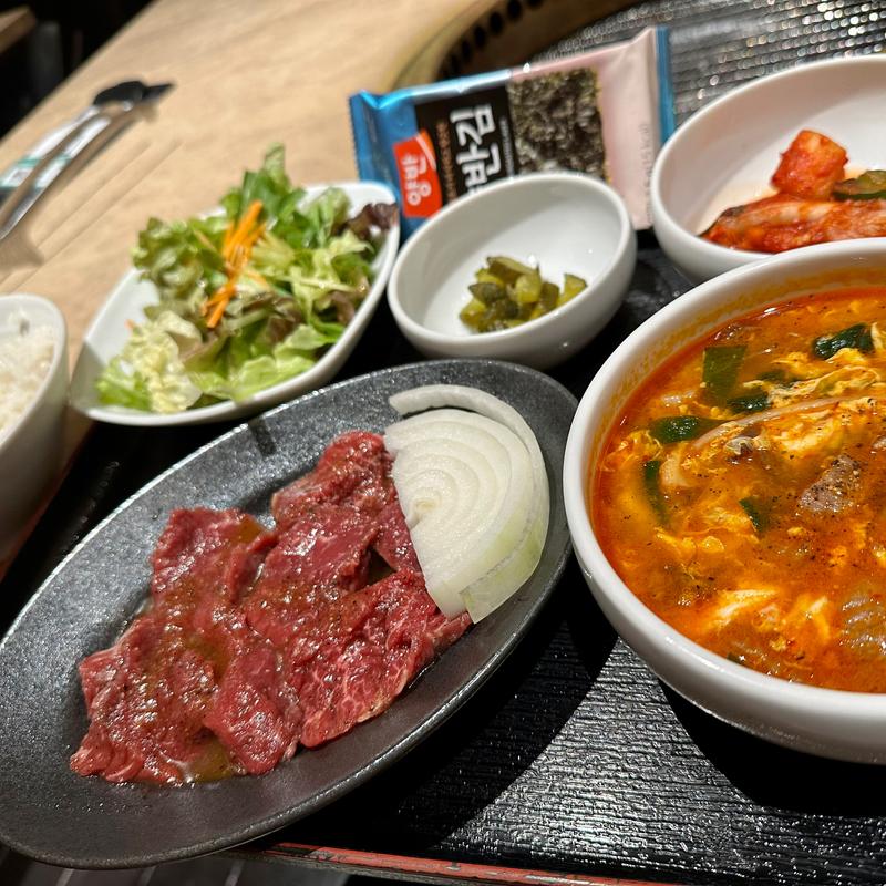 ハラミ御膳(渋谷 焼肉店ナルゲ KOREANBBQ NARUGE)