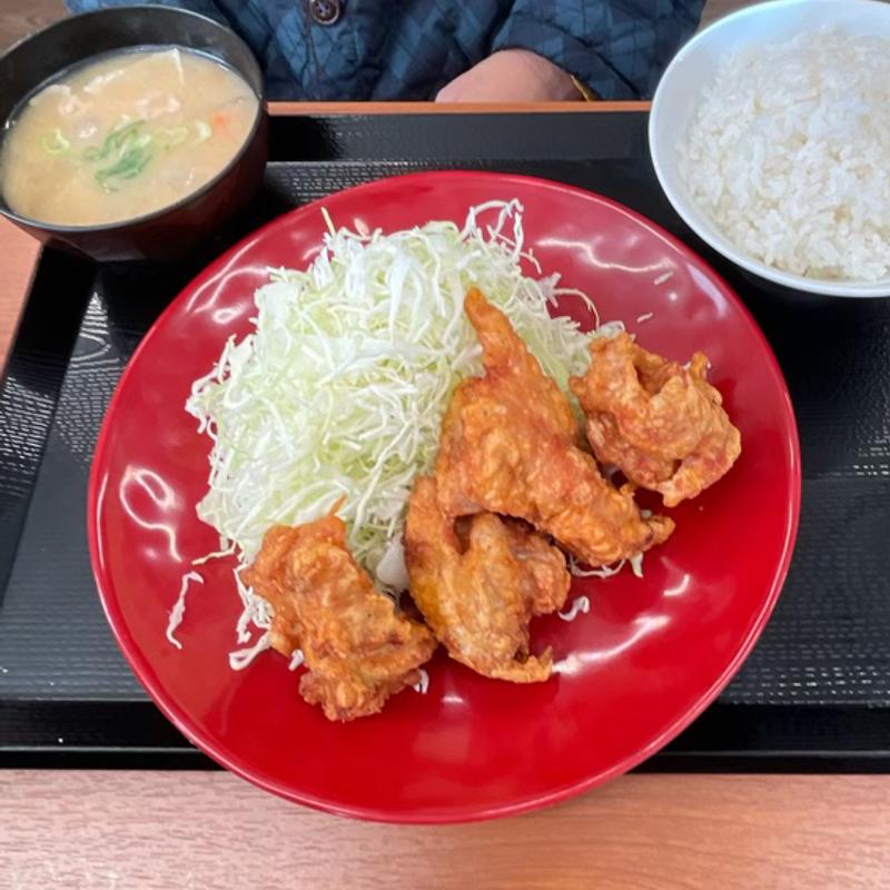 から揚げ定食(かつや 伊勢原店)