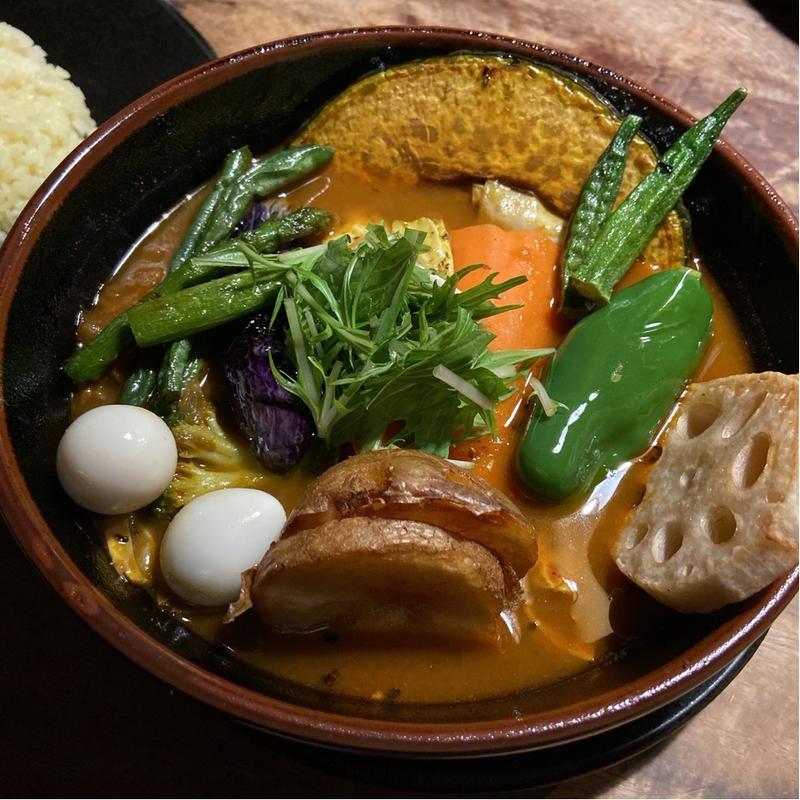 野菜スープカレー(アジアンバーラマイ 札幌北33条店)