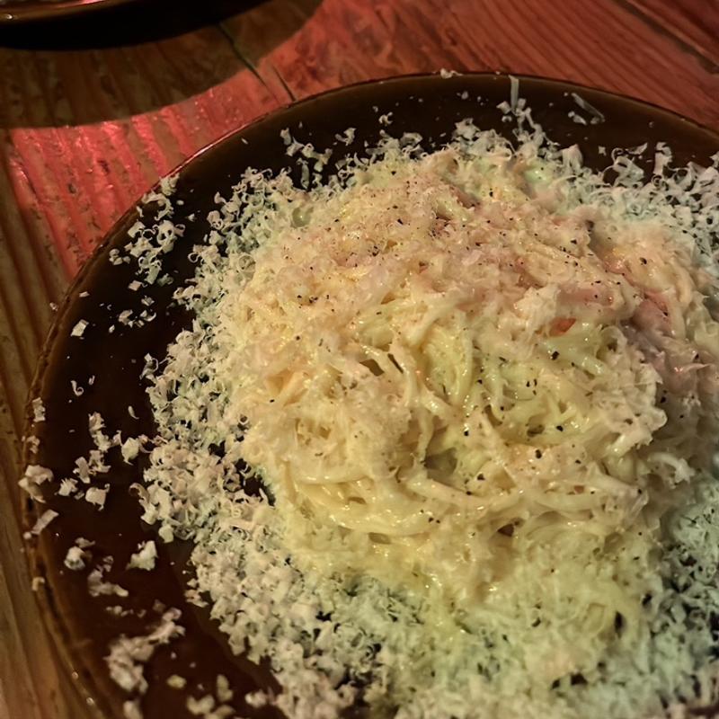 ペコリーノチーズのカーチョエペペ(パステリアバンブ 難波千日前店)