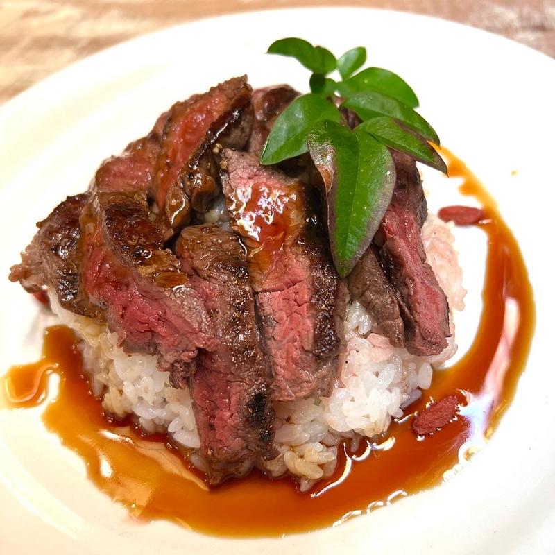 和牛ランプステーキ(三河安城カフェ・ピクアント)