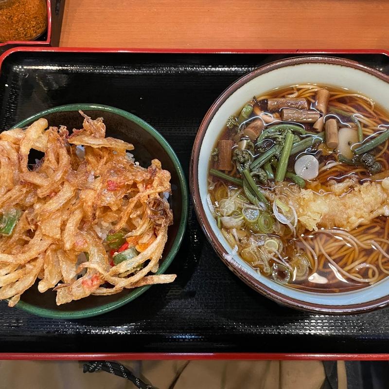 サービス定食(そば うどん 元長)