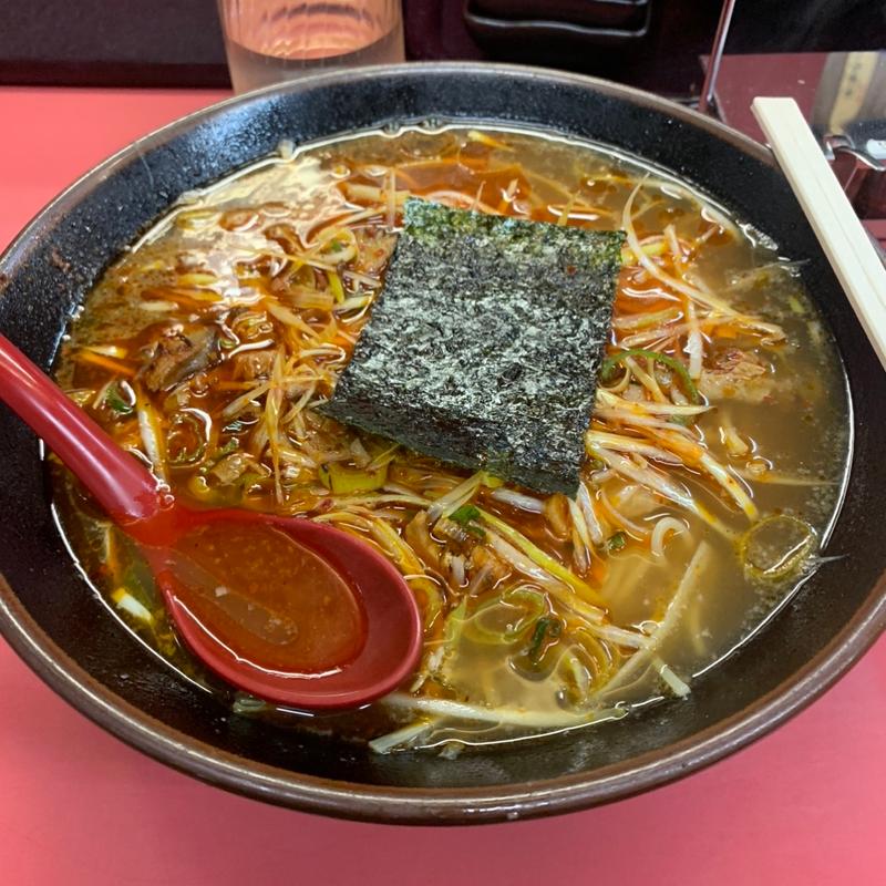 辛口スタミナネギらうめん(らうめん白山)