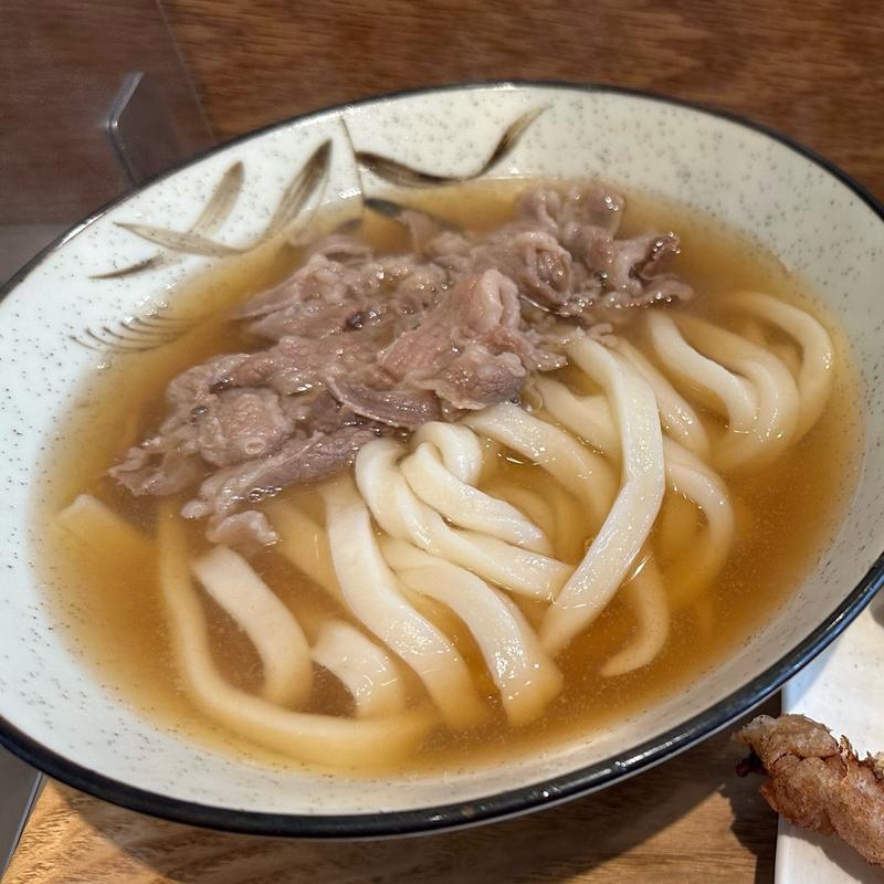 肉ぶっかけ(温)(Udon kyutaro)