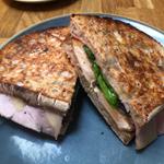Chicken cordon bule-ish torstie