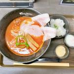 氷見イワシ香るナポらー麺〆のリゾットセット(Menya Ikuzo Tokyo（メンヤ イクゾウ トウキョウ）)