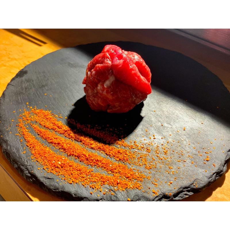 トリュフユッケ(焼肉 きた松)