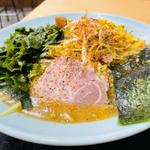 ネギ塩ラーメン＋わかめ＋BV7 (ラーメンショップ北川辺店)