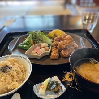 大豆たんぱくの唐揚げ定食(ソラフネ)