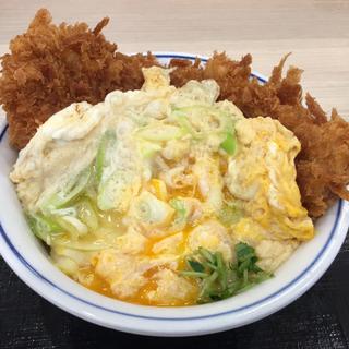 ふわたま白カツ丼(竹)(かつや 大阪大東店)