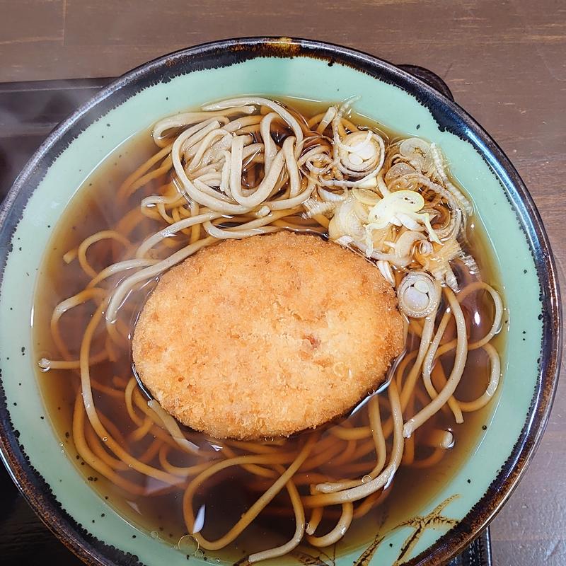 コロッケそば(そば切り うちば)