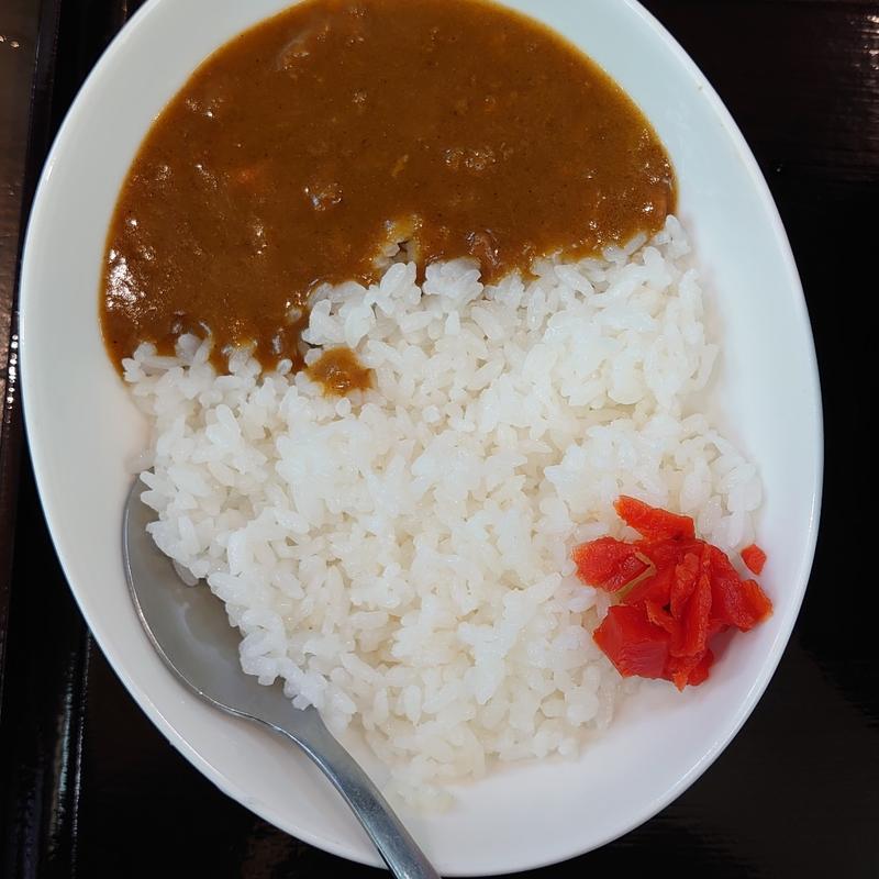 ミニカレー(そば切り うちば)
