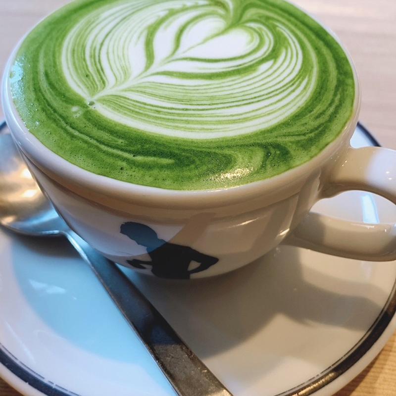 抹茶ラテ(Okaffe Kyoto)